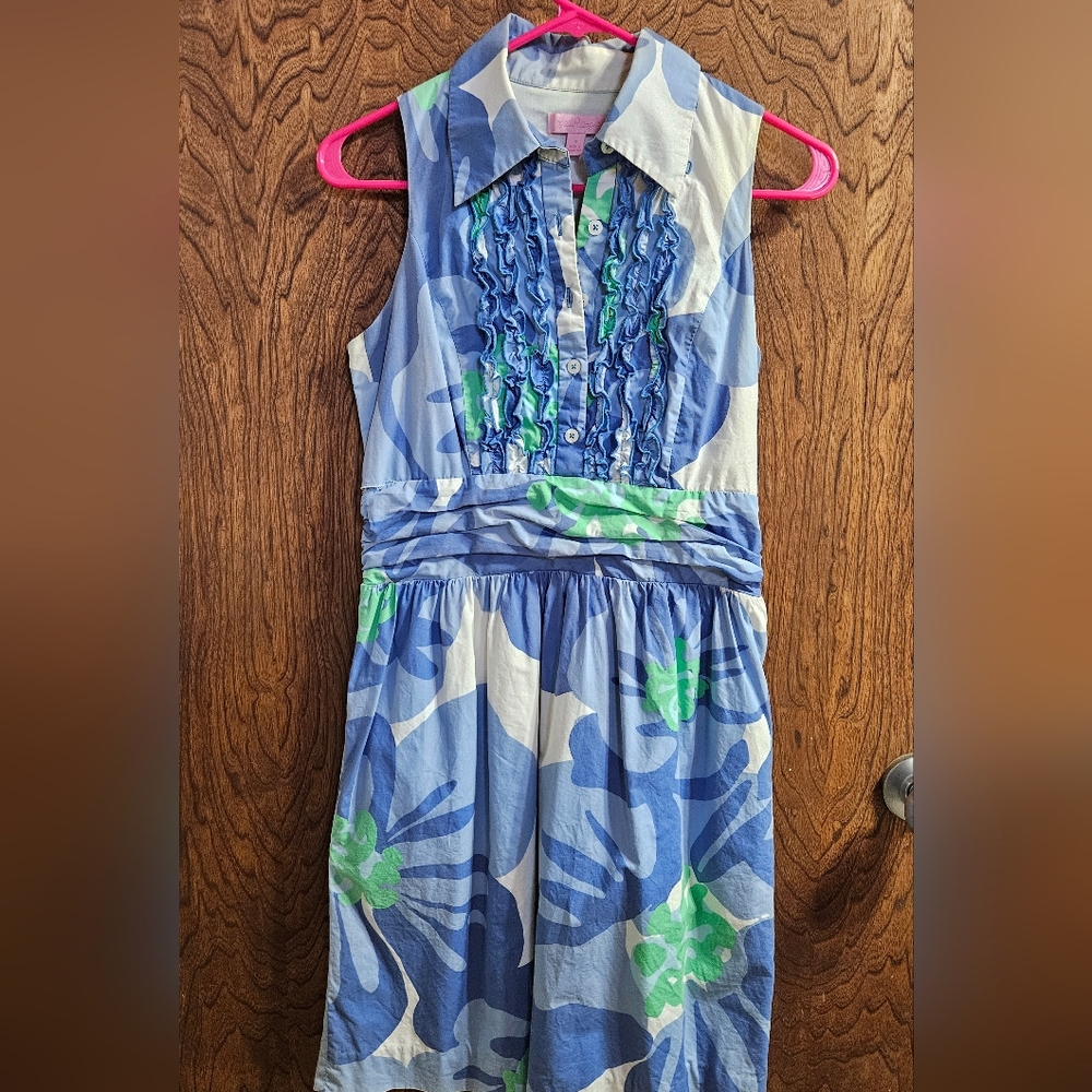 Lilly Pulitzer Dress 4 Blue Bell Bonnet